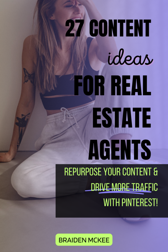 Real Estate Agent Social Media Post Ideas
